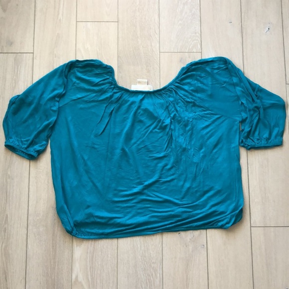 Michael Kors Turquoise Top Size L - Picture 2 of 5